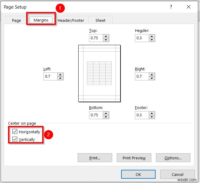 Excelシートをページ全体に拡大印刷する5つの簡単な方法