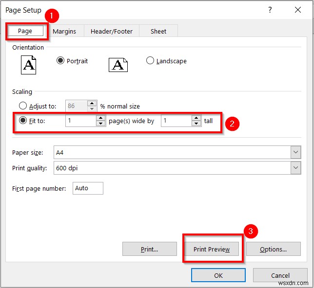 Excelシートをページ全体に拡大印刷する5つの簡単な方法