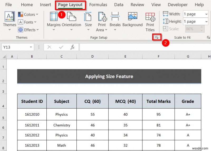 Excelシートをページ全体に拡大印刷する5つの簡単な方法