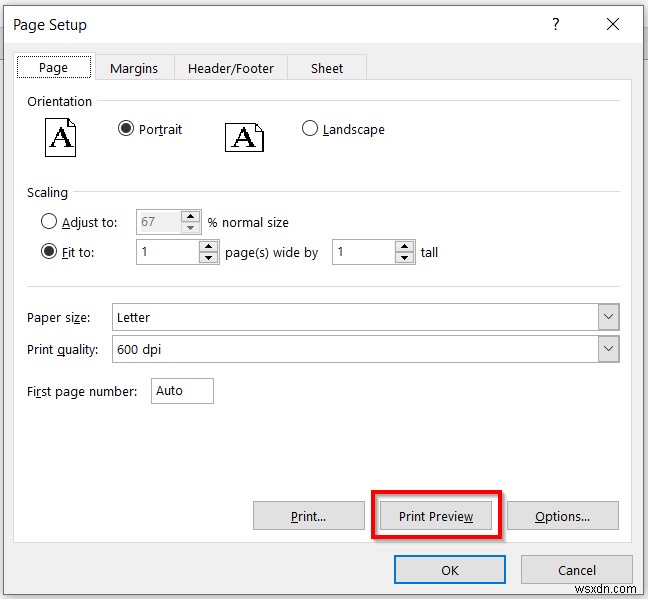 Excelシートをページ全体に拡大印刷する5つの簡単な方法