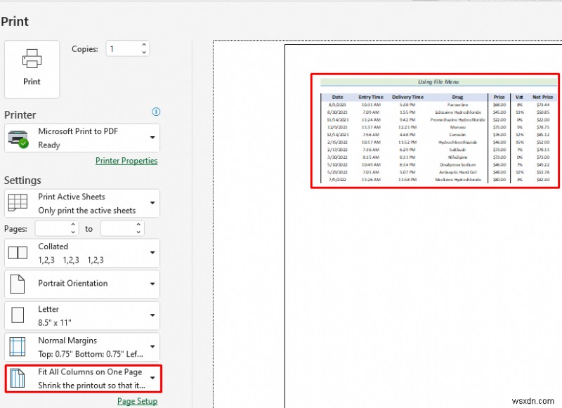 【Excel】すべての列を1ページに収めて印刷する方法7選|印刷倍率の変更テクニック