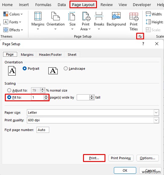 【Excel】すべての列を1ページに収めて印刷する方法7選|印刷倍率の変更テクニック