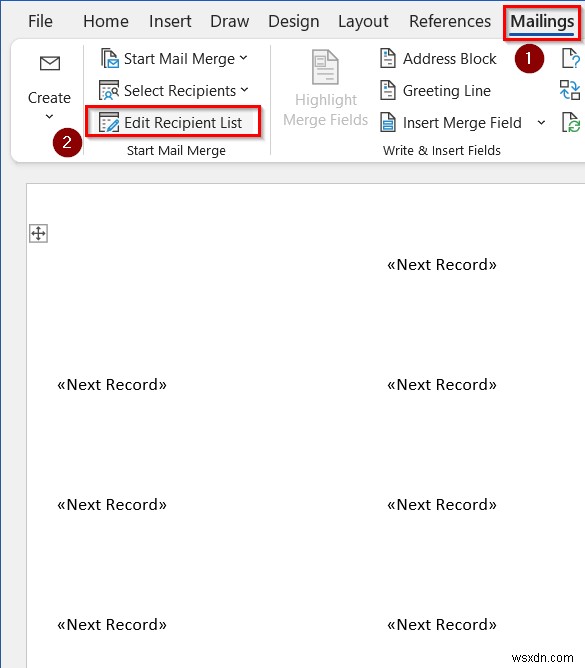 Excel から Avery 8160 ラベルを印刷する方法｜Word の差し込み印刷で簡単2ステップ