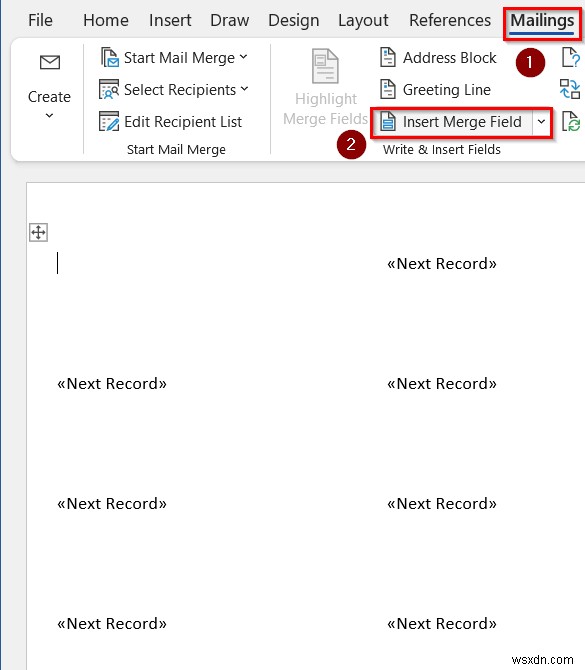 Excel から Avery 8160 ラベルを印刷する方法｜Word の差し込み印刷で簡単2ステップ