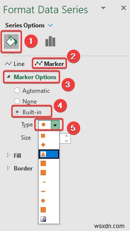 Excelでデータマーカーを追加する方法|折れ線グラフ・散布図の実例付きで徹底解説