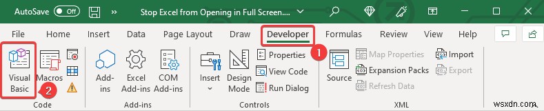 Excelが全画面表示で開かないようにする4つの方法
