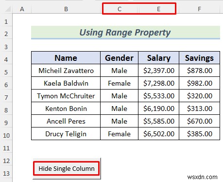 Excelでボタン1つで列を非表示にする4つの実践テクニック