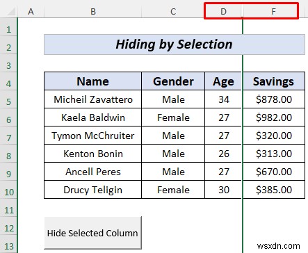 Excelでボタン1つで列を非表示にする4つの実践テクニック