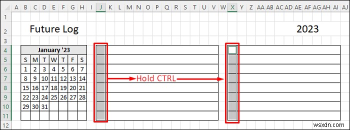 Excelでバレットジャーナルを作成する方法【手順を徹底解説】