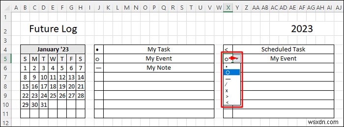 Excelでバレットジャーナルを作成する方法【手順を徹底解説】