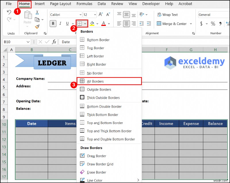 Excelで帳簿(元帳)を管理する方法|初心者向けに5ステップで徹底解説