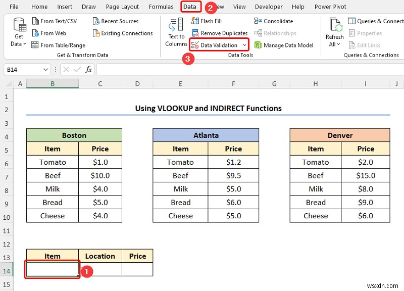 ExcelのVLOOKUP関数でデータをマッピングする4つの簡単な方法