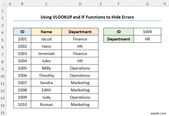 ExcelのVLOOKUP関数でデータをマッピングする4つの簡単な方法