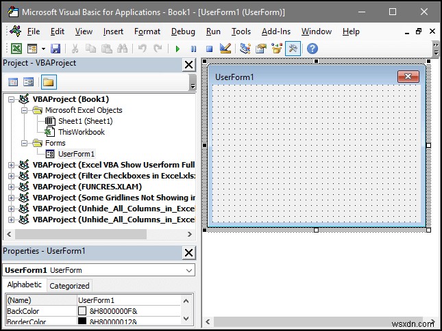 Excel VBAでユーザーフォームを全画面表示する4つの簡単な方法