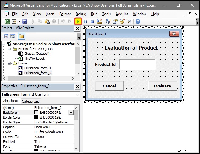 Excel VBAでユーザーフォームを全画面表示する4つの簡単な方法