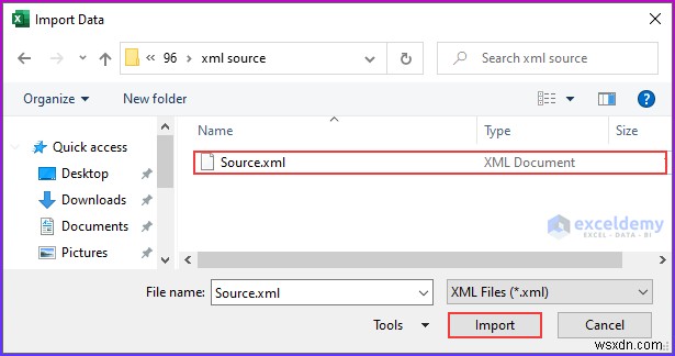 ExcelでXMLファイルを開く方法|所得税データを読み込む2つの簡単な手順
