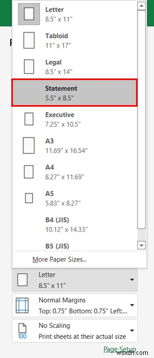 Excelで用紙サイズを追加・変更する方法(4つの簡単な手順)