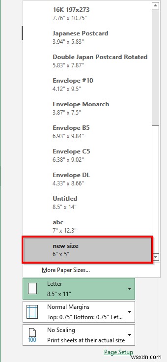 Excelで用紙サイズを追加・変更する方法(4つの簡単な手順)