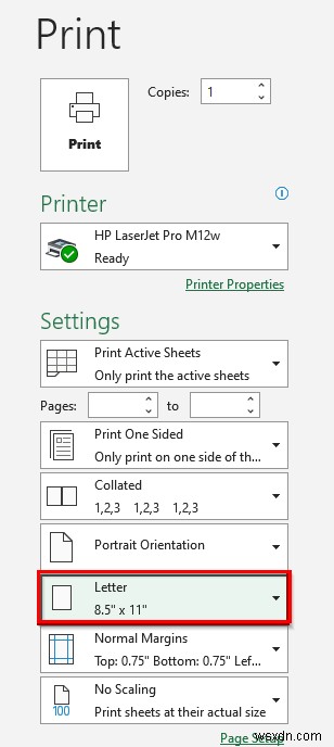 Excelで用紙サイズを追加・変更する方法(4つの簡単な手順)