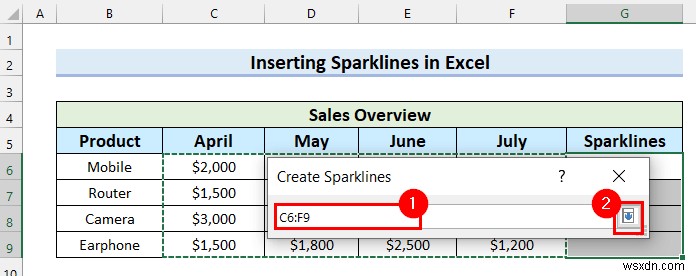 Excelでスパークラインにマーカーを追加する方法【3ステップで簡単解説】