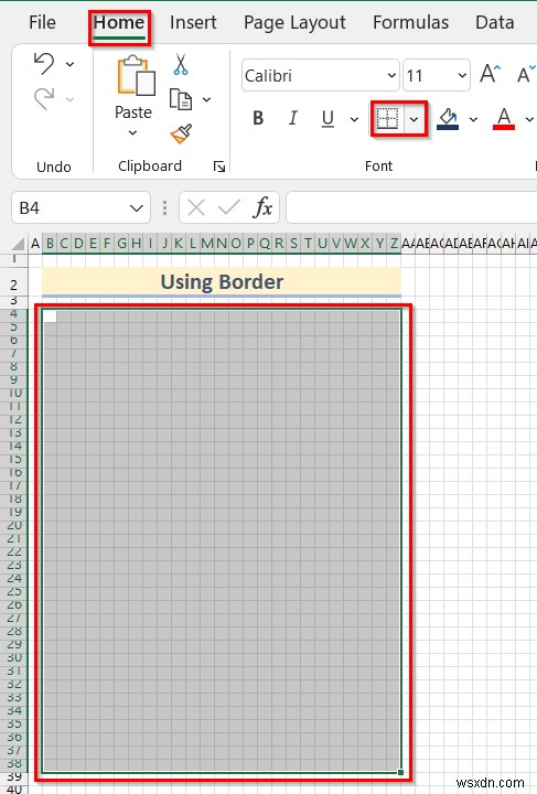 Excelで縮尺に合わせて描画する方法(2つの簡単なステップ)