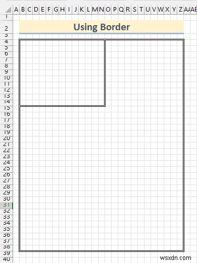 Excelで縮尺に合わせて描画する方法(2つの簡単なステップ)