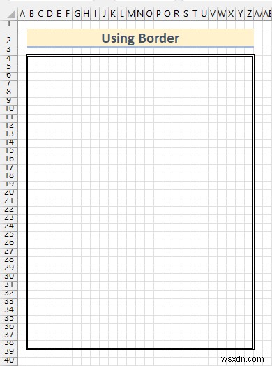 Excelで縮尺に合わせて描画する方法(2つの簡単なステップ)