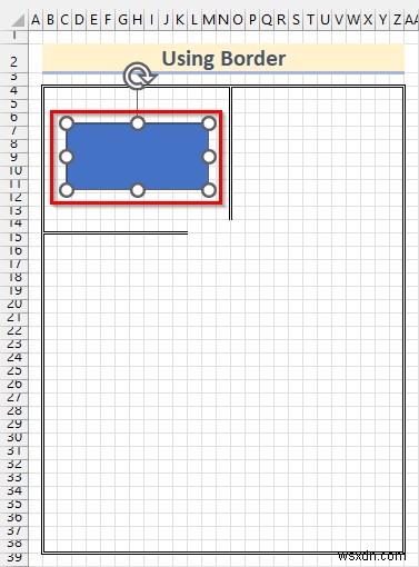 Excelで縮尺に合わせて描画する方法(2つの簡単なステップ)