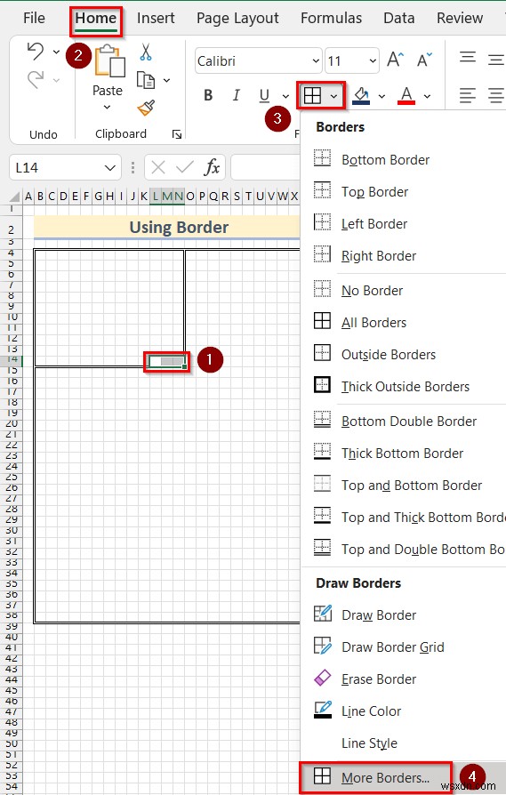 Excelで縮尺に合わせて描画する方法(2つの簡単なステップ)