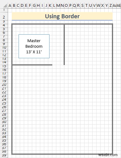 Excelで縮尺に合わせて描画する方法(2つの簡単なステップ)