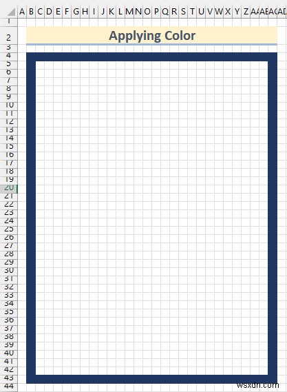 Excelで縮尺に合わせて描画する方法(2つの簡単なステップ)