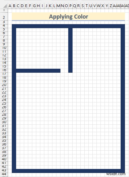 Excelで縮尺に合わせて描画する方法(2つの簡単なステップ)