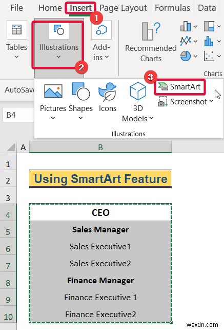 Excelで階層を作成する3つの簡単な方法|SmartArt・ピボットテーブル・Power Pivot
