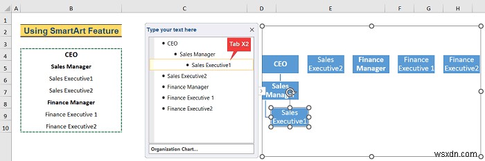 Excelで階層を作成する3つの簡単な方法|SmartArt・ピボットテーブル・Power Pivot