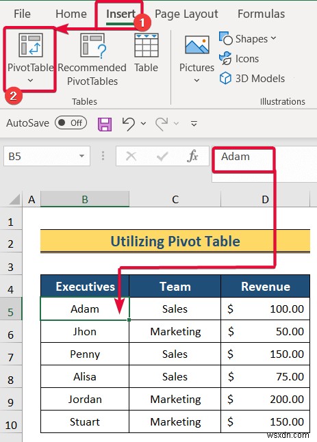 Excelで階層を作成する3つの簡単な方法|SmartArt・ピボットテーブル・Power Pivot