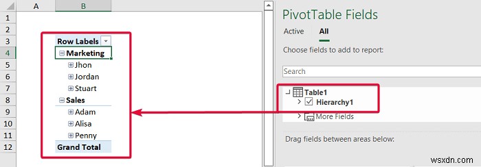 Excelで階層を作成する3つの簡単な方法|SmartArt・ピボットテーブル・Power Pivot