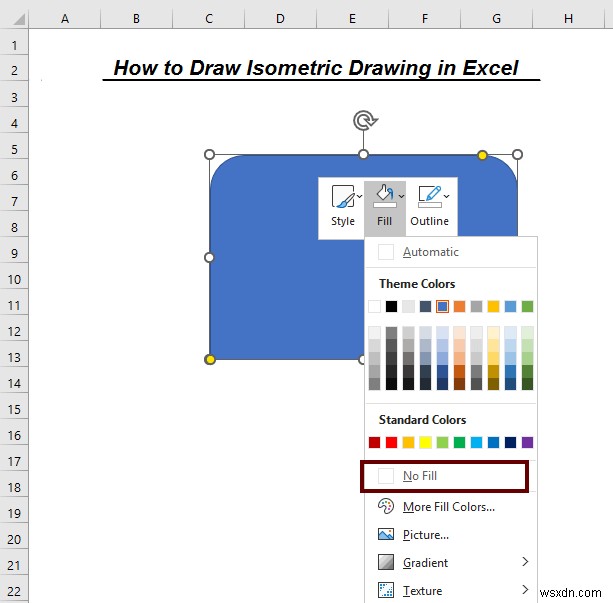 Excelでアイソメ図を描く方法|3つのステップで誰でも簡単に作図できる