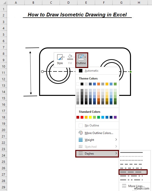 Excelでアイソメ図を描く方法|3つのステップで誰でも簡単に作図できる