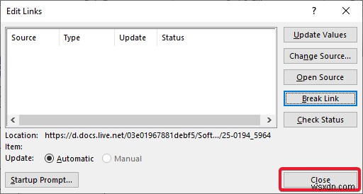 Excelで不明なリンクを削除する方法(4つの実例で解説)