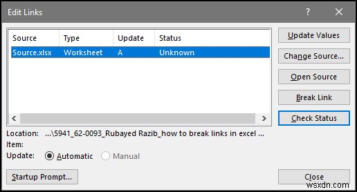 【Excel】リンク元が見つからないときの対処法|リンクを解除する4つの方法