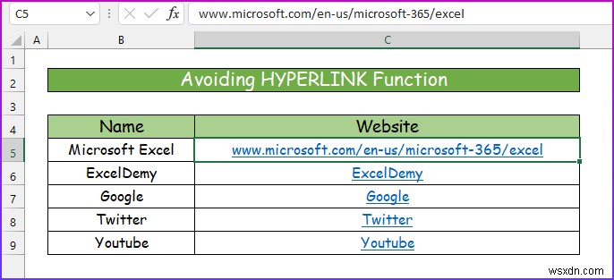 【解決済み】Excelで「ハイパーリンクの削除」が表示されないときの対処法2選