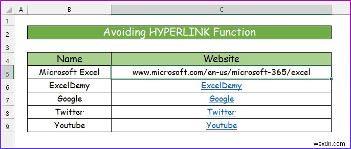【解決済み】Excelで「ハイパーリンクの削除」が表示されないときの対処法2選