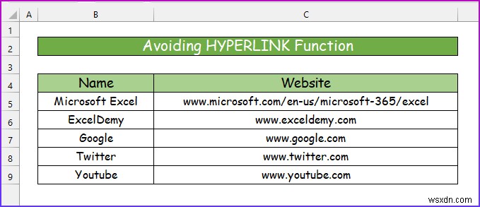 【解決済み】Excelで「ハイパーリンクの削除」が表示されないときの対処法2選