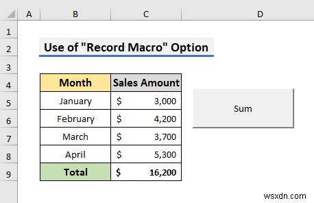 Excelでマクロを使わずにボタンを作成する3つの簡単な方法