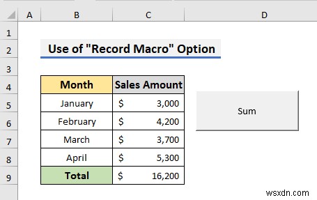 Excelでマクロを使わずにボタンを作成する3つの簡単な方法