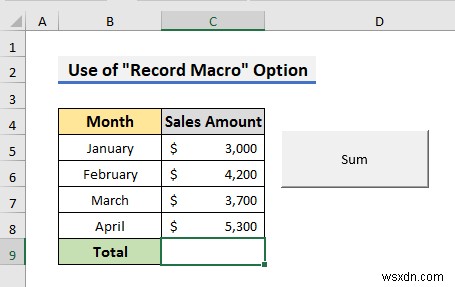 Excelでマクロを使わずにボタンを作成する3つの簡単な方法