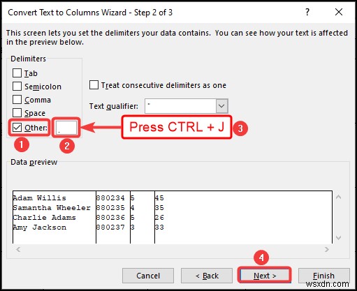 【Excel】区切り位置ウィザードで改行（キャリッジリターン）を区切り文字にしてデータを分割する方法