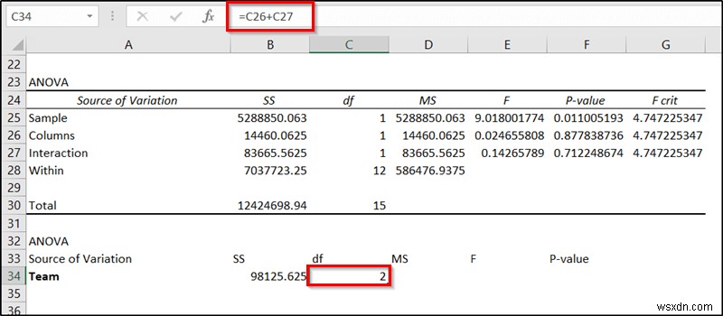 ExcelでネストされたANOVA（入れ子分散分析）を実行する方法｜具体例付きの詳細解説