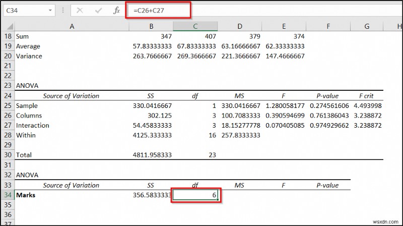 ExcelでネストされたANOVA（入れ子分散分析）を実行する方法｜具体例付きの詳細解説