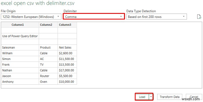 Excelで区切り記号(デリミタ)を指定してCSVファイルを開く6つの簡単な方法